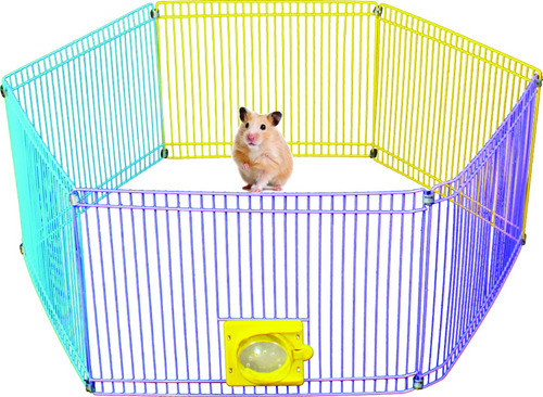 Cercadinho Para Hamster Anão - Colorido Portátil
