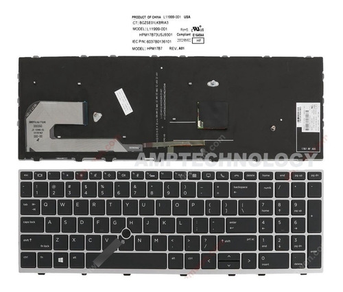 Teclado Laptop Hp Elitebook 750 G5 755 G5 850 G5 855 G5