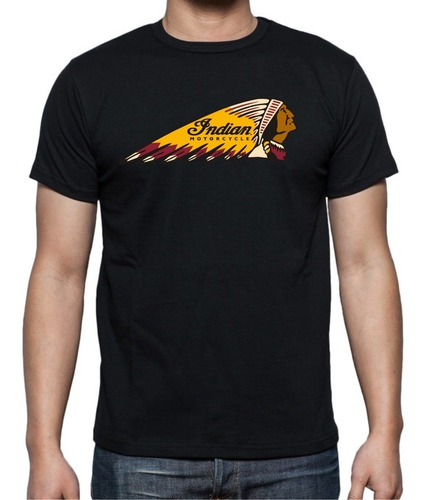Imagen 1 de 1 de Playera Yazbek Edicion Indian Motorcycle Clasico