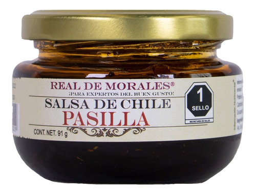 Salsa Gourmet De Chile Pasilla Kosher Real De Morales