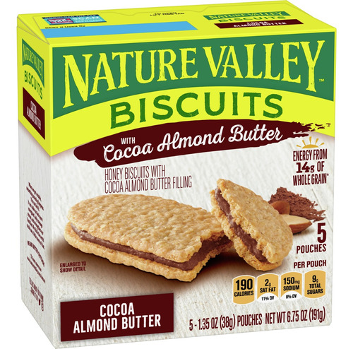 Nature Valley Biscuits Cocoa Almond Butter 191 Gr