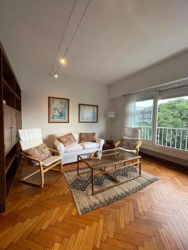 Alquiler Apartamento Amoblado De 1 Dormitorio Con 2 Baños Y Cochera En Villa Biarritz!!