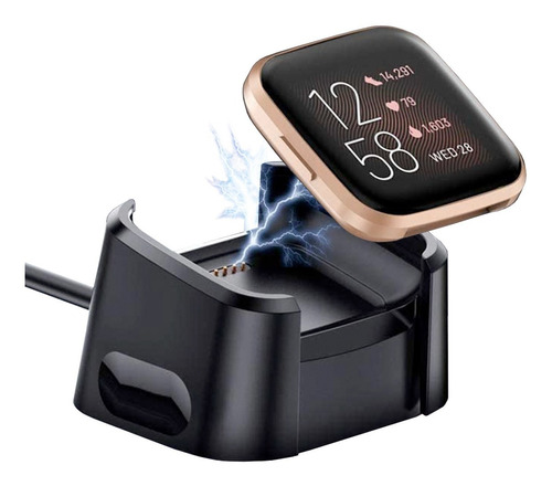 Cargador De Base Compatible Con Watch Fitbit Versa 2 Premium