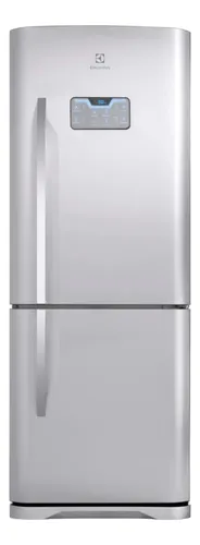 Heladera con freezer Electrolux DB52 color acero inoxidable con capacidad de 491L 220V