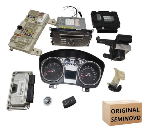 Kit Code Módulo Injeção Focus 2.0 2009 A 13 Aut. Start Stop