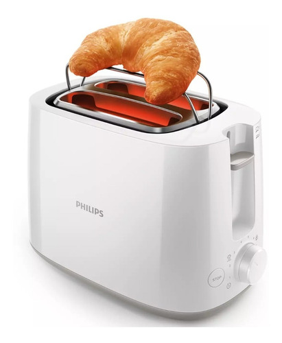 Imagen 4 de 10 de Tostadora Philips 900w 8 Niveles Hd2581/00