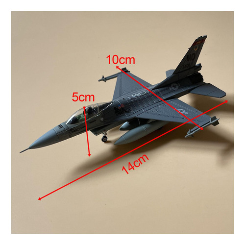 Diecast 1:100 Aircraft Fighter Con Soporte De Exhibición