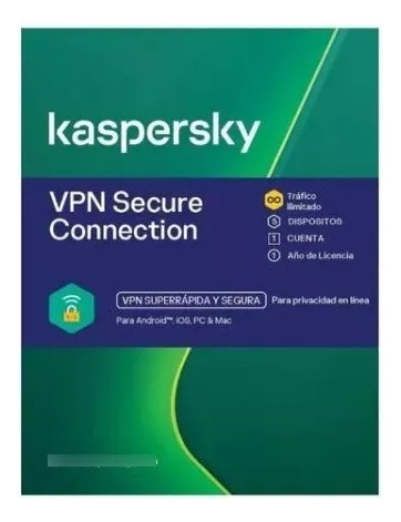Kaspersky Secure Connection 1 Usuario 5 Disposit 1 Año Renov