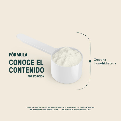 Creatina Monohidratada En Polvo Alta Pureza Life360+ 500mg