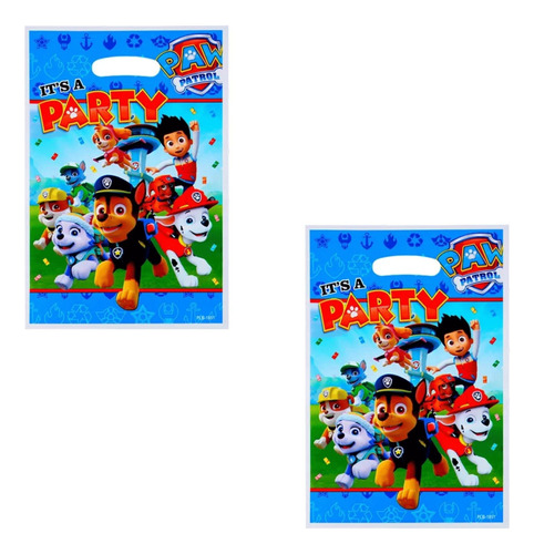 Pack 10 Bolsas Para Dulces  Paw Patrol - Glovers