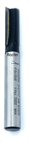 Fresa Paralela Corte 6mm Haste 6mm Makita D-67717