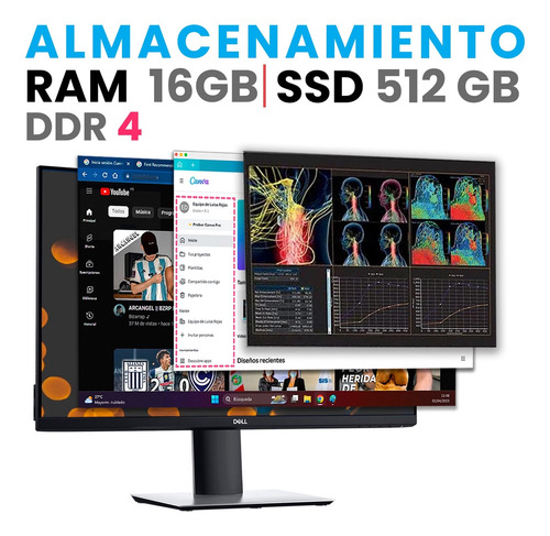 Equipo Pc Dell Optiplex 27 Core I7 7th 16gb Ram 512gb Ssd (Reacondicionado)