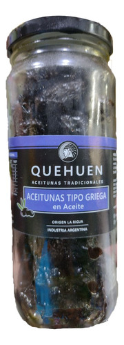 Aceitunas Tipo Griega En Aceite - Quehuen (360g)