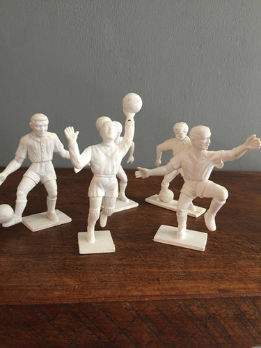 Figuras  Fútbol Vintage Futbolistas Plástico Mexico Años 60s