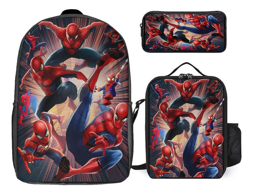 Linbocheng Juego De Mochila De Anime De 3 Piezas, Duradera, 