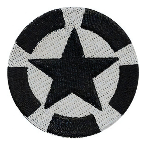 Patch Bordado Ex. Americano 6x6 Cm Fecho Contato