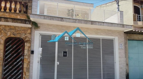 Imagem 2 de 15 de Sobrado Para Venda Em Santo André, Parque Jaçatuba, 3 Dormitórios, 1 Suíte, 2 Banheiros, 2 Vagas - So0101_1-1639533