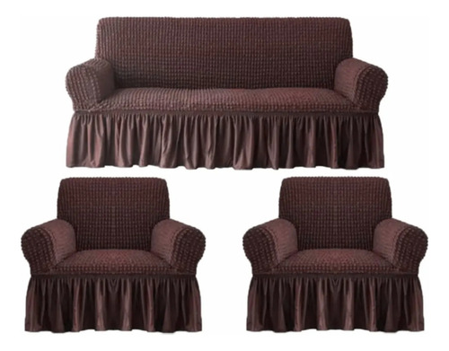 Set De Fundas Cubre Sillon Turca 3+1+1