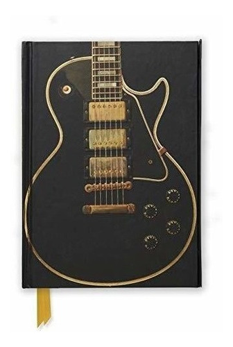 Gibson Les Paul Black Guitar (foiled Journal) - Flame Tre...