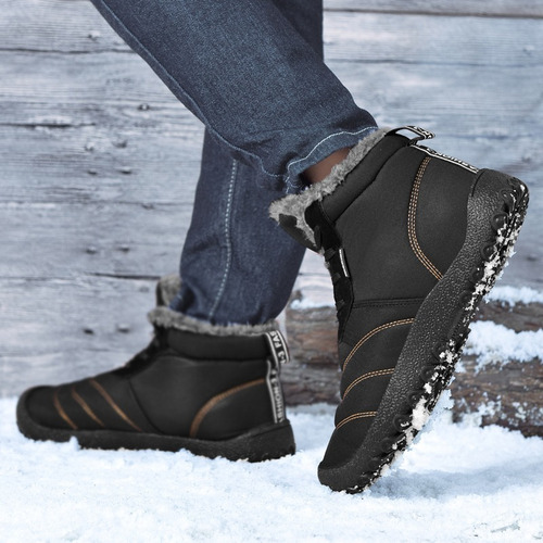 Botas De Nieve Cálidas Botas Frías Al Aire Libre Para Hombre
