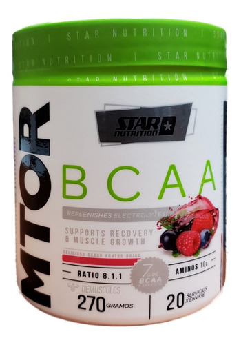 Mtor Bcaa Star Nutrition Amino Alanina Citrulina Taurina