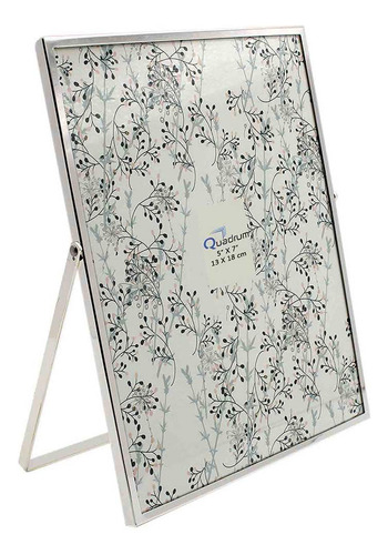 2 Pzs - Plateado - 25x1x20cm - Set Portarretrato 5x7 Cecily Plateado