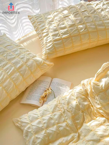 Set 3pz Funda Duvet Edredon Individual Sabana Almohada