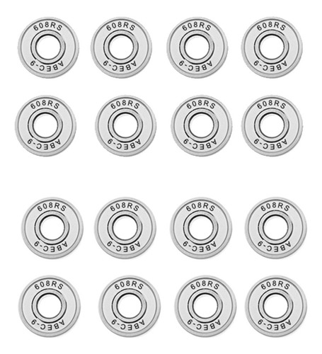 Muyier 16x 608 Rs Abec-9 Rodamientos De Rodamientos Para