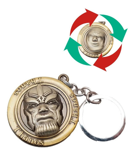 Llavero Giratorio Thanos Avengers Marvel Spinner