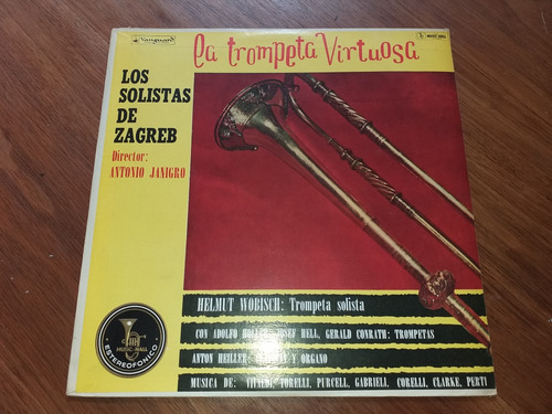 Los Solistas De Zagreb La Trompeta Virtuosa Vinilo Vivaldi 