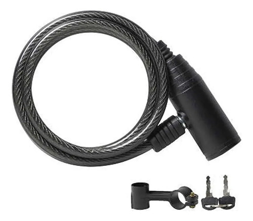 Cadeado Anti Furto Abolute Espiral 1.5mx12mm Com Chave