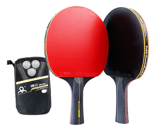 Pack 2 Paleta De Ping Pong Profesional 6 Estrellas