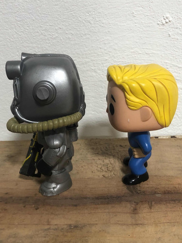 Funko Pop De Vinilo Power Armor Y Vault Boy Fallout
