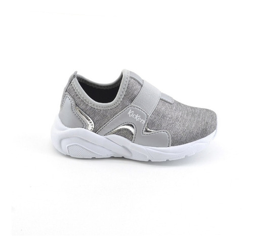 Zapatilla Niños Kickers Cley Neoprene Comoda Gris