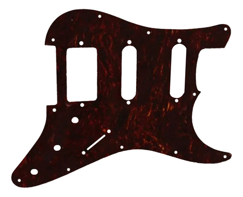 Escudo Para Guitarra Stratocaster Hss Tortoise Com 1 Camada