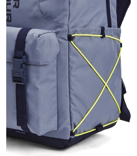 Mochila Under Armour Gametime com logotipo unissex, cor violeta, roxo