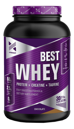 Suplemento en polvo Xtrenght Nutrition  Best Whey proteínas sabor best whey chocolate en pote de 907g