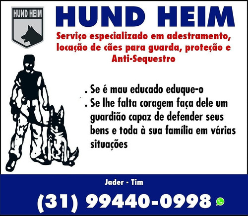Imagem 1 de 1 de Hund Heim Adestramento E Locação De Cães Pra Guarda .