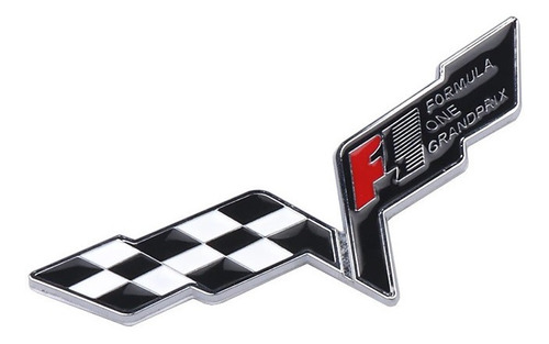 Emblema F1 Grand Prix Cromado Mercedes Ford Seat Alfa Romeo