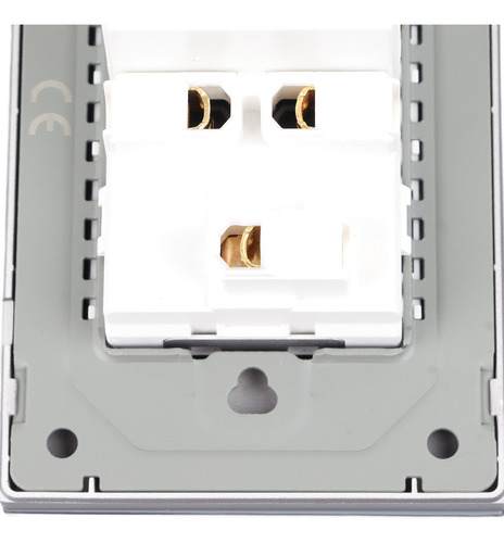 Toma De Corriente Placa Contacto Doble Y Carga Dual Usb