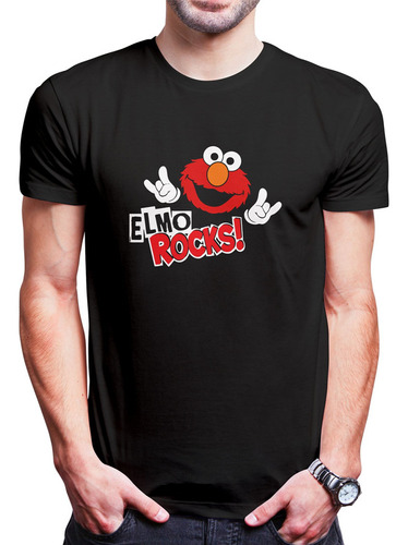 Polo Varon Elmo And Cookie Monster (d1171 Boleto.store)