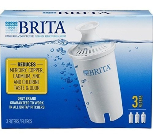 Filtro De Agua Brita Entrega Inmediata 3 Unds