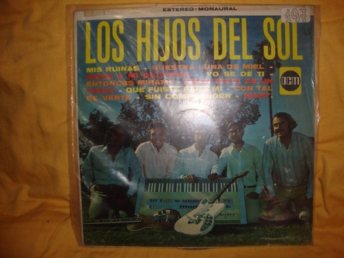 Vinilo Los Hijos Del Sol Homonimo Rn1