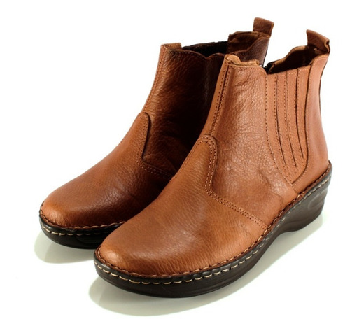 Bota Mujer Cuero Diseño Comfortplus By Ghilardi