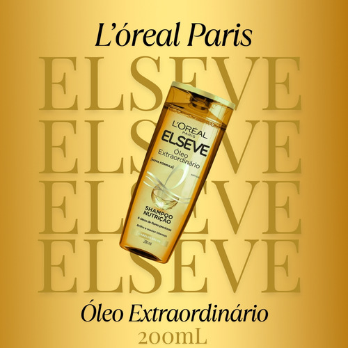 Shampoo Óleo Extraordinário 200ml Elseve L'óreal Paris
