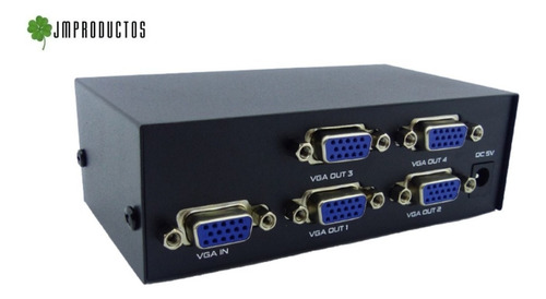Splitter Vga Amplificado 4 Salidas Hasta 30 Metros + Envio