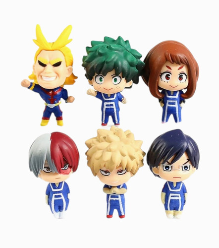 Figura Anime My Hero Academia Boku No Hero Set De 6 Figuras 