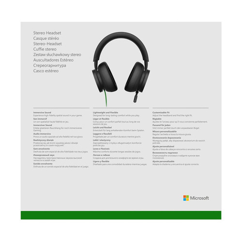 Imagen 7 de 10 de Audífonos gamer Xbox 8LI-00001 negro