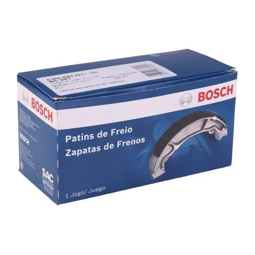 Zapata Freno Bosch Yamaha Ybr125/xtz Del./tras. (130mm)
