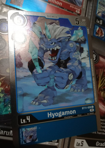 Hyogamon Carta Brillante Digimon Bandai 